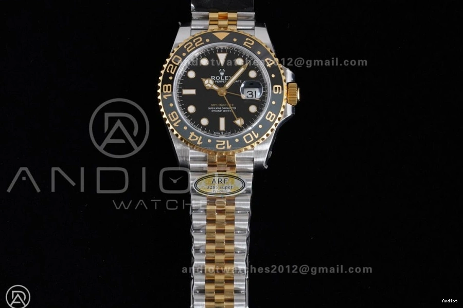 on Master V YG New Bold GRNR ARF GMT II Bracelet 856 SH3285 126713 Black Edition SS Dial Jubilee Best 0707